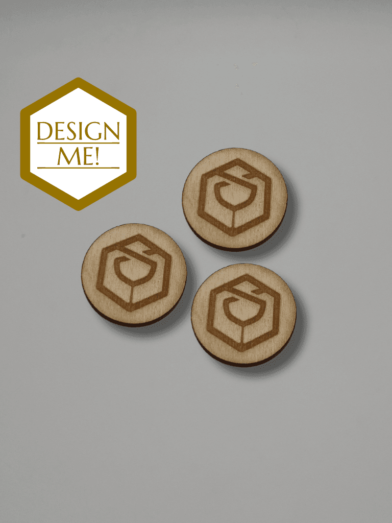 Magnete rund gebrandet design