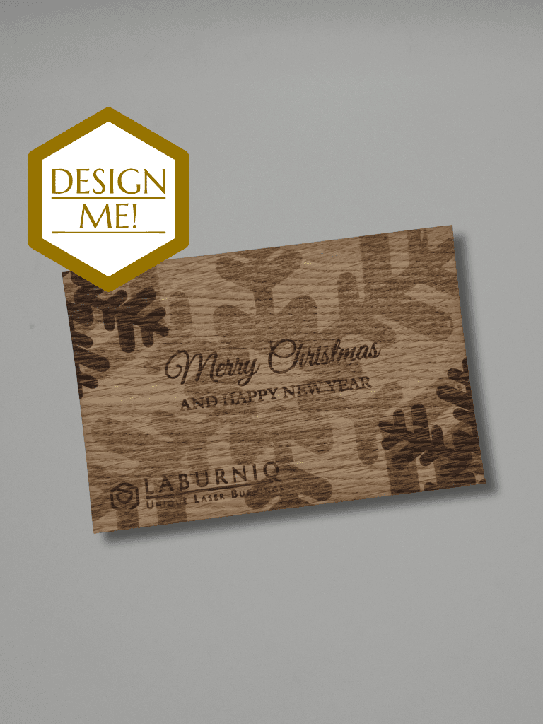 Weihnachtskarte Motiv 1 Schneeflocke design