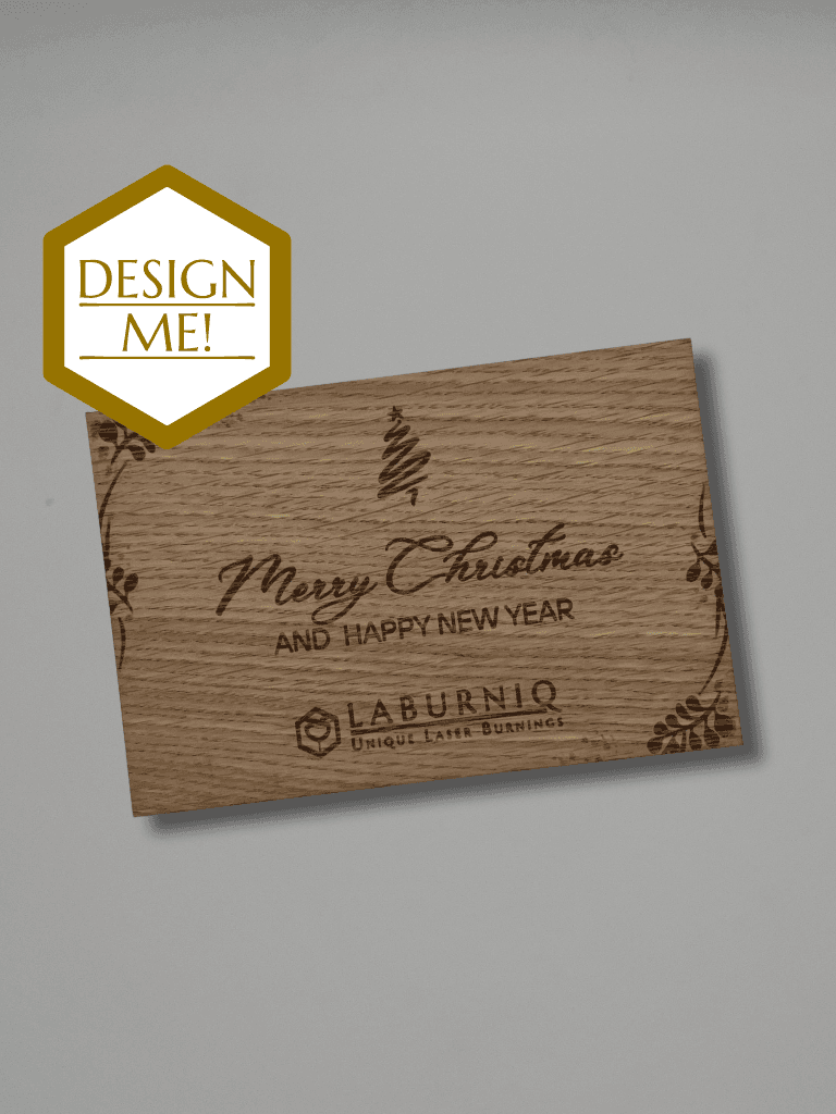 Weihnachtskarte Motiv 3 Blume und Baum design
