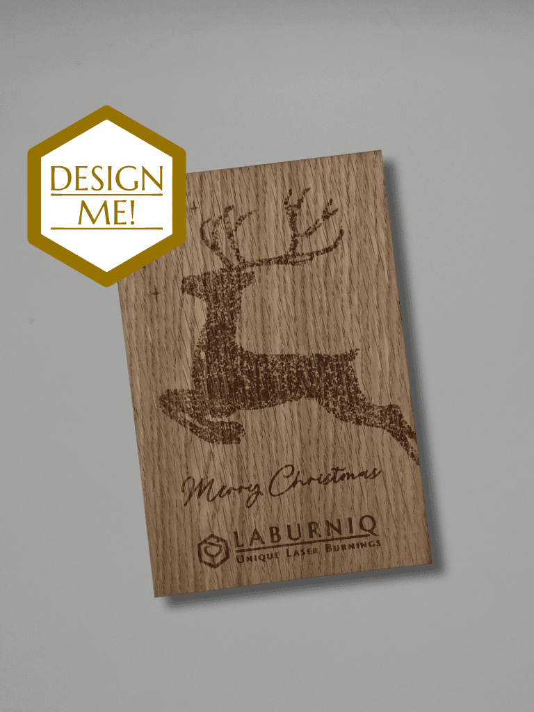 Weihnachtskarte Motiv 5 Hirsch design